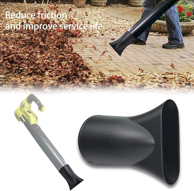 Leaf Blower Flat Nozzle Compatible with RYOBI RY40408 and RY40408VNM 40-Volt Cordless Leaf Blower, Enhance Blower Flat Airflow.