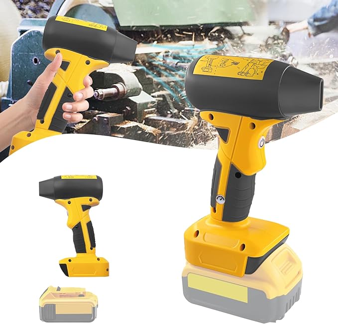 Leaf Blower Jet Dry for Dewalt 20V 60V Battery, Air Pump Air Duster Turbine Jet Fan Violent Turbofan Air Blower Turbine Turbine Blower Powerful Jet Fan High Speed Mini Blower for Car Cleanin