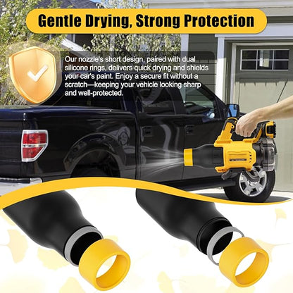 Blower Nozzle for Dewalt 60V/54V MAX Leaf Blower (DCBL772X1 DCBL772B DCMBA572N), Car Drying Nozzle for DeWalt - 8.3" Bare Nozzle