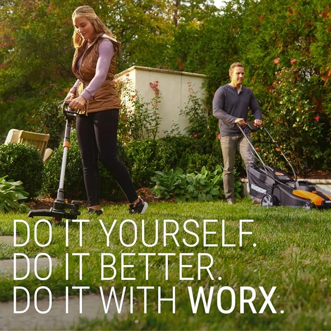 WORX WG505 TRIVAC 12 Amp 3-in-1 Electric Blower/Mulcher/Vacuum and Yard Master 9940010 120-Foot Outdoor Garden Extension Cord