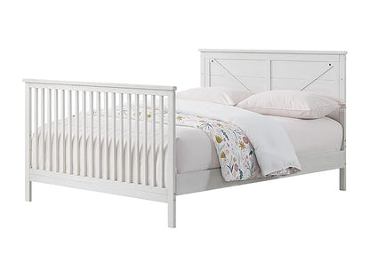 Oxford Baby Montauk Crib to Full-Size Bed Conversion Kit, Barn White