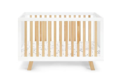 Suite Bebe Livia Convertible Crib in White & Natural