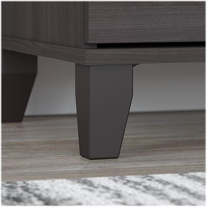 Bush Furniture Somerset 2 Drawer Lateral File Cabinet in Storm Gray