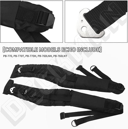 DECKMAN P021046660 P021046661 Back Pack Harness Kit Compatible with Echo P021046661 P021046660 PB-760LNH PB-770H PB-770T Backpack Blower Replace Harness Strap Kit, Includes 2 Straps Left Right