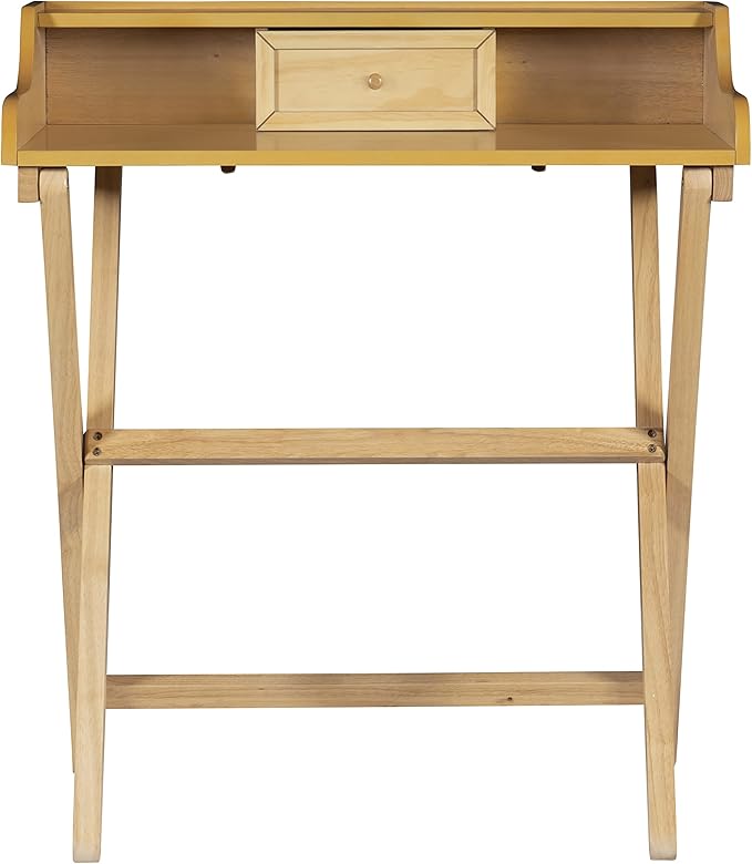 Linon Mable Folding Desk, Natural