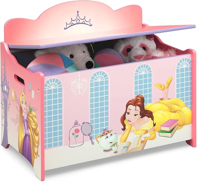Delta Children Deluxe Toy Box, Disney Princess