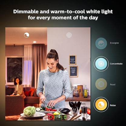 Philips Hue Gradient Signe Floor Lamp, Compatible with Alexa, Apple Homekit and Google Assistant & Smart 60W A19 LED Bulb - White and Color Ambiance Color-Changing Light - 2 Pack - 800LM