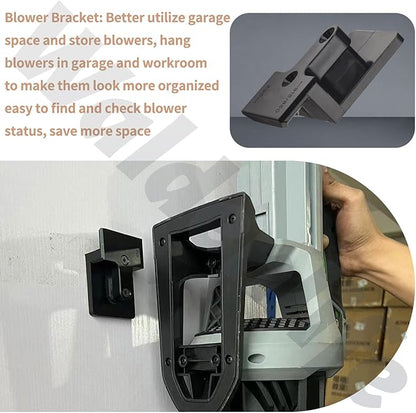 Leaf Blower Mounting Bracket / Leaf Blower Wall Mount Compatible with EGO Power+ 530 CFM, 580, 615, 650 Leaf Blower, Hanging Leaf Blower/Use for EGO Blower Wall Mount