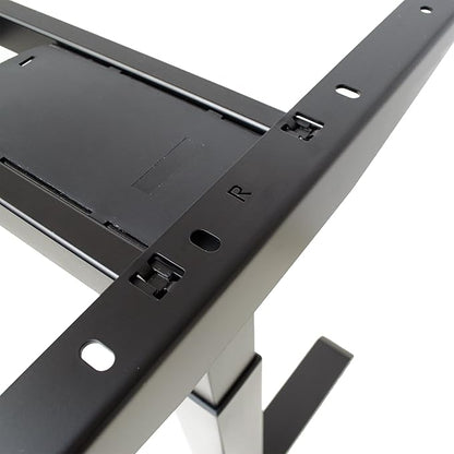 ApexDesk K Series Dual Motor Electric Adjustable Standing Computer Desk for Home and Office Width and Height Adjustable (Black Frame only)