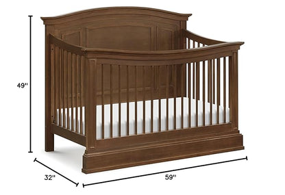 NAMESAKE Durham 4-in-1 Convertible Crib in Derby Brown, Greenguard Gold Certified