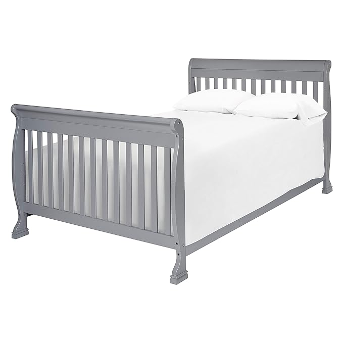 DaVinci Kalani 4-in-1 Convertible Crib in Grey, Greenguard Gold Certified