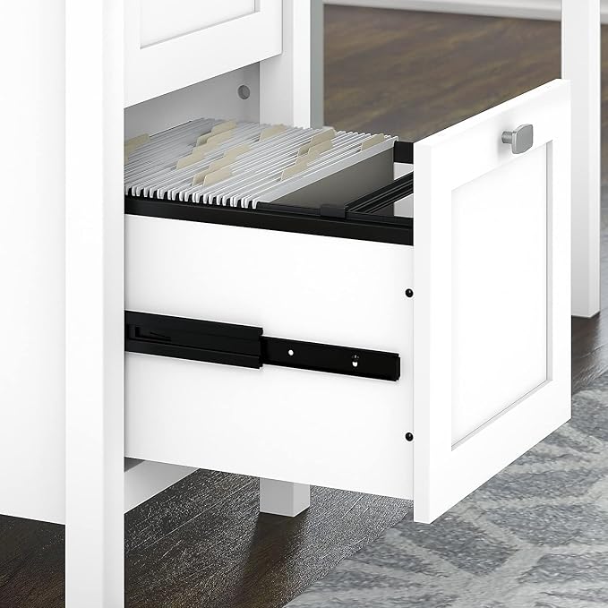 Bush Furniture Computer Desk, Pure White