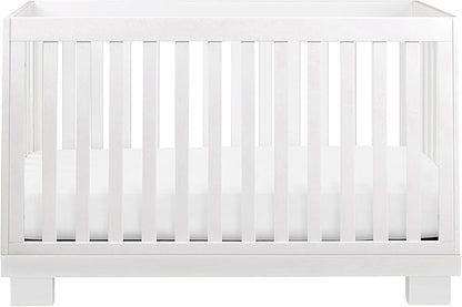Babyletto Modo 3-in-1 Convertible Crib with Toddler Bed Conversion Kit in White, Greenguard Gold Certified