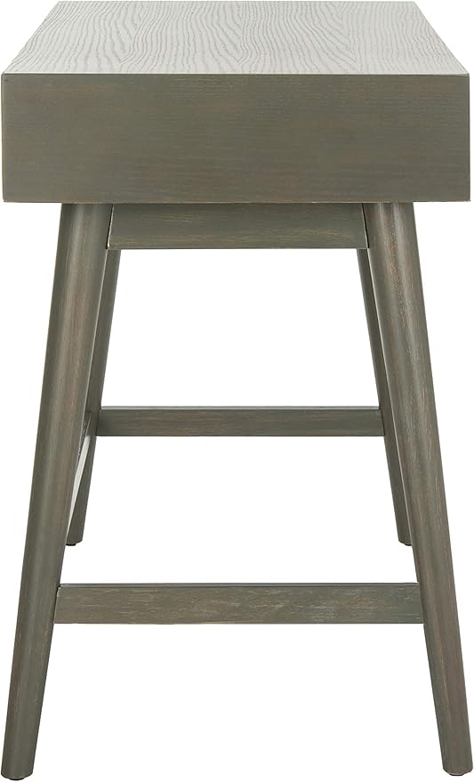 Safavieh Home Office Isadora Mid-Century Modern Ash Grey 1-drawer Desk