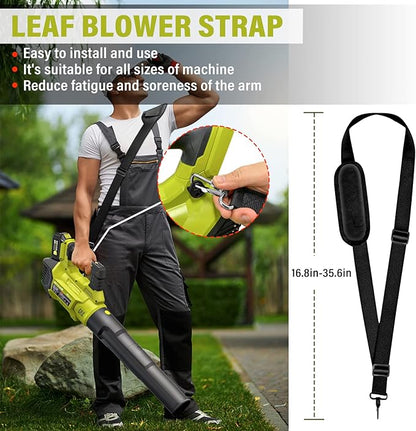 SEYVUM Leaf Blower - 580CFM 20V Leaf Blower Cordless with 2 X 4.0Ah Battery & Charger, 3-Speed Dial Electric Blower Handheld, Lightweight Powerful Battery Operated for Lawn Care, Jobsite
