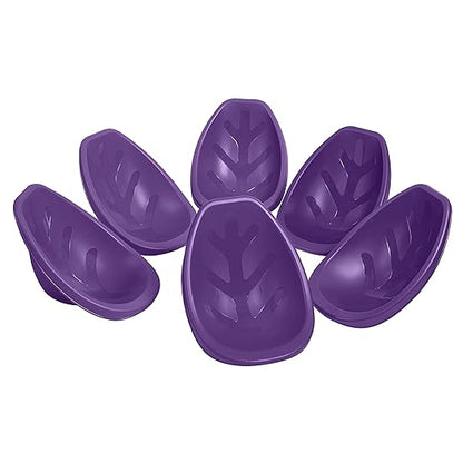ECR4Kids Leaf Floor Seat, Rocker Chair, Purple, 6-Piece