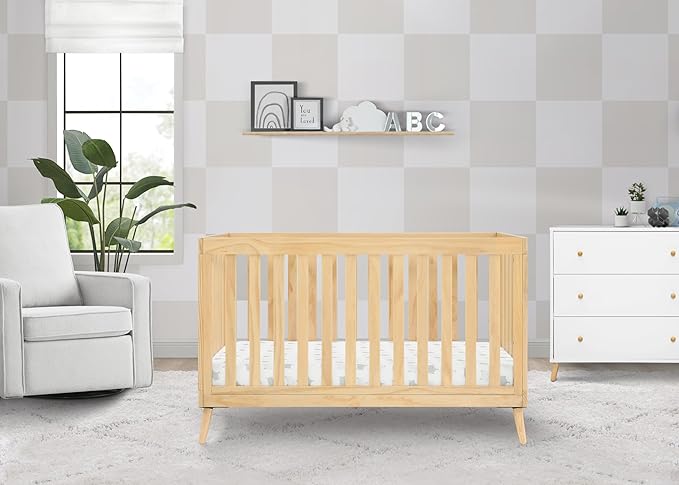 Delta Children Essex 4-in-1 Convertible Crib, Natural