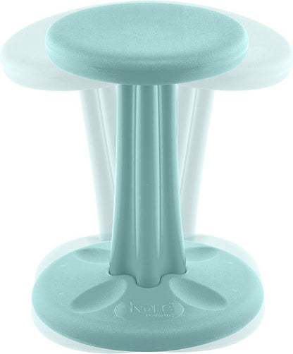 Kore Kids Junior Wobble Chair - Flexible Seating Stool for Classroom, Elementary School, ADD/ADHD - Made in The USA - Junior- Age 8-9, Grade 3-4, Teal (16in)