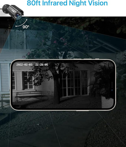 ZOSI 1080P CCTV Camera Outdoor Indoor Hybrid 4 in 1 HD TVI/CVI/AHD/CVBS Home Security Cameras System,Night Vision,Waterproof Metal Housing Bullet Cam For 960H,720P,1080P,5MP,4K analog Surveillance DVR