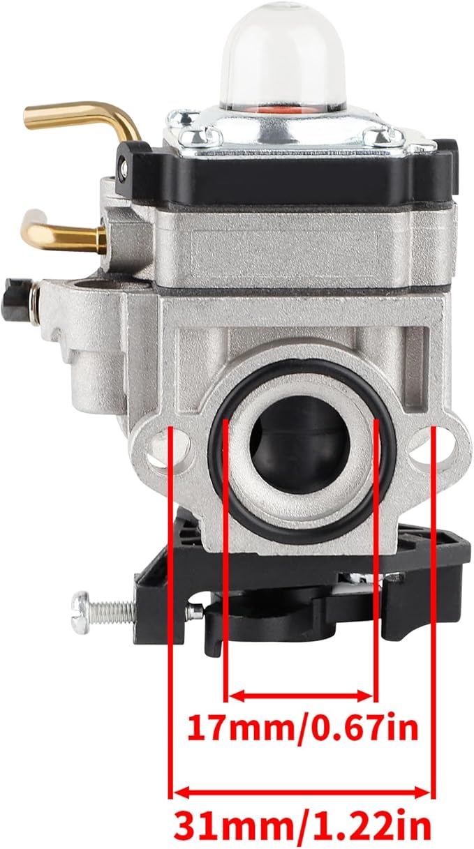 RY38BP 38cc Carburetor for Ryobi 308054129 RY38BP 175 MPH 760 CFM 38cc Gas Backpack Leaf Blower