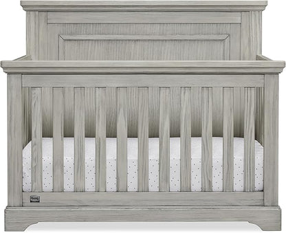 Delta Children Simmons Kids SlumberTime Paloma 4-in-1 Convertible Baby Crib - Greenguard Gold Certified, Rustic Mist