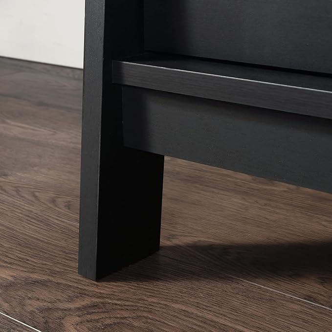 Sauder Trestle Lateral File, L: 32.28" x W: 24.49" x H: 29.41", Raven Oak Finish