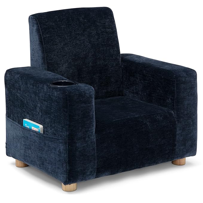 GAP GapKids Upholstered Chair, Navy
