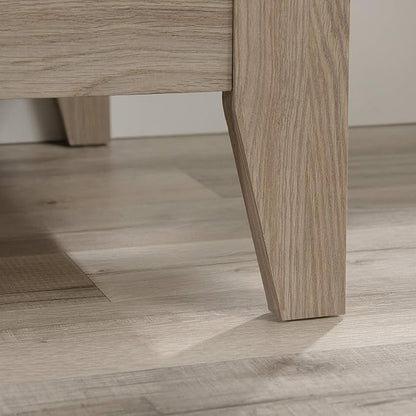 Sauder Summit Station Desk, L: 52.09" x W: 19.29" x H: 29.02", Laurel Oak finish