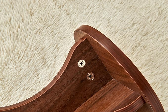 Rubber stools Seating for Kindergarten-Walnut