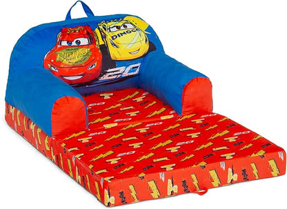 Delta Children Cozee Buddy Flip-Out Kids Chair, Cars