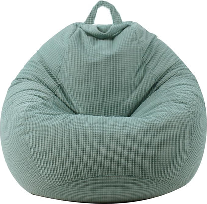 Stuffed Animal Storage Bean Bag Chair Cover (No Filler) Washable Ultra Soft Corduroy Bean Bag Cover for Organizing Plush Toys, Bean Bag for Adults