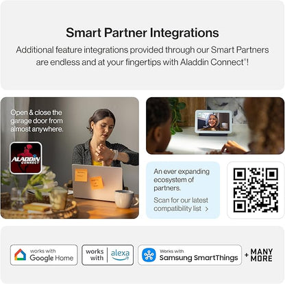 Genie QuietLift Connect – WiFi Smart Garage Door Opener with Added Wireless Keypad, ¾ HPC Smart Belt Drive – Compatible with Alexa and Google Assistant, Model 3053-TKV