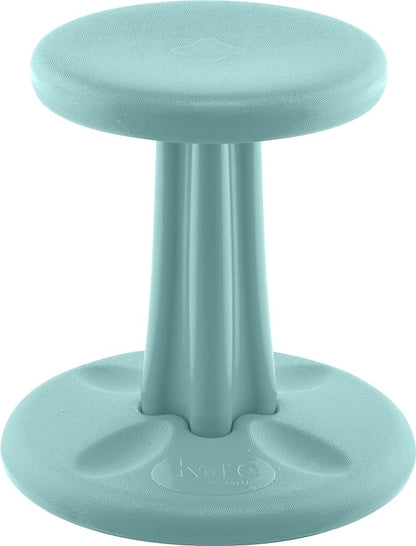 Kore Kids Wobble Chair - Flexible Seating Stool for Classroom & Elementary School, ADD/ADHD - Made in The USA - Age 6-7, Grade 1-2, Teal (14in)