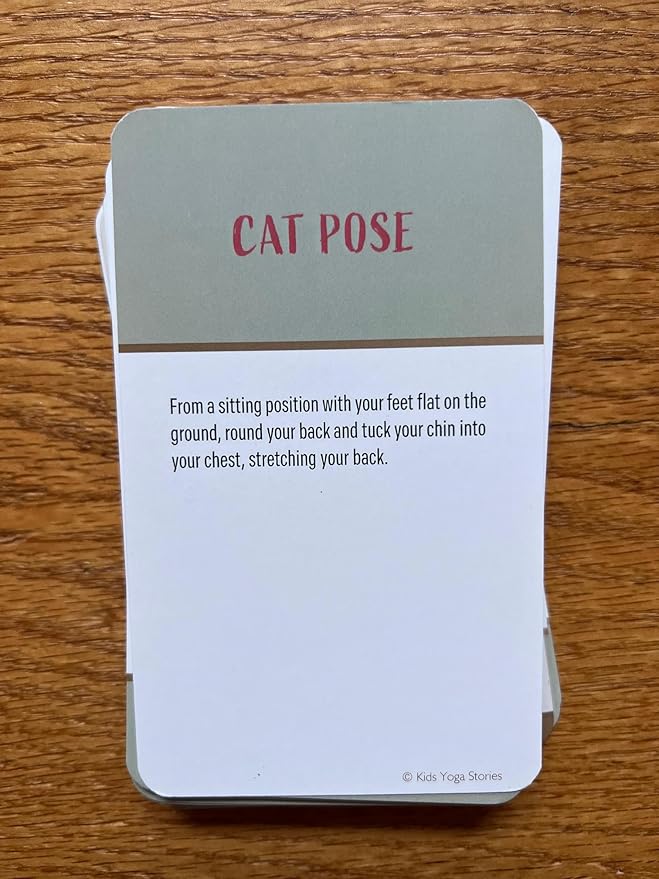 Chair Yoga Poses Cards for Kids: Movement Breaks or Brain Breaks in Classroom, Homeschool, Play Therapy, Calm Corner, or for Social Emotional Learning Activities and Test Taking Strategies