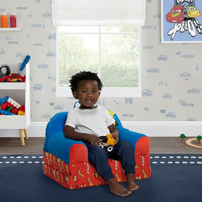 Delta Children Cozee Buddy Flip-Out Kids Chair, Cars