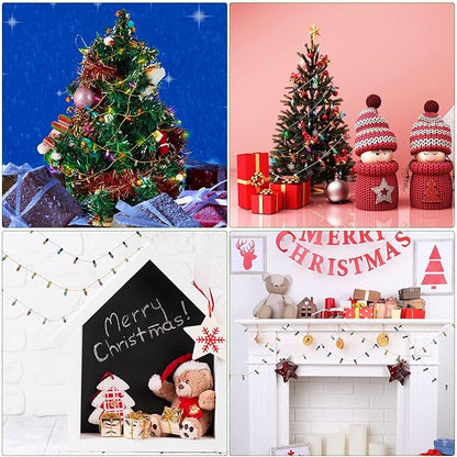Tuanse 590 Inch Christmas Lights Miniature String Light Accessories Fake Light String Fairy Lights 3 Pieces Christmas Decoration for Xmas Furniture Accessories