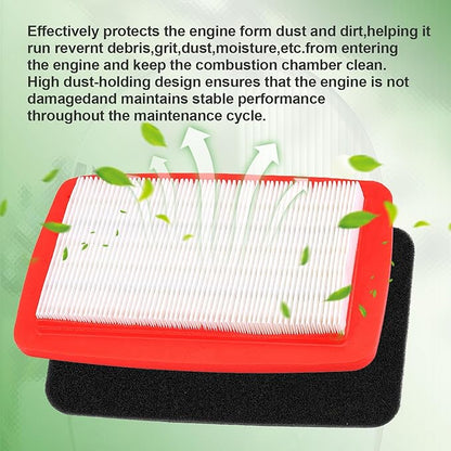 544271501 512654101 Air Filter & Pre Filter for Redmax EBZ8500 EBZ7500 EBZ8000 EBZ8001 EBZ8050 EBZ8050RH EBZ8500RH Husqvarna 170BF 180BF 180BT 370BFS 380BFS 570BFS 580BFS T4012-82310 T4012-82320