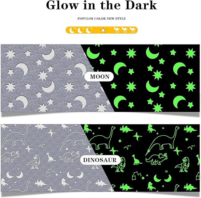 Eanpet Large Playroom Rug for Kids Glow in The Dark Star Area Rugs for Boys Girls Toddlers Bedroom Decorative 5x7 Grey Play Mat for Babies 1-3 Years