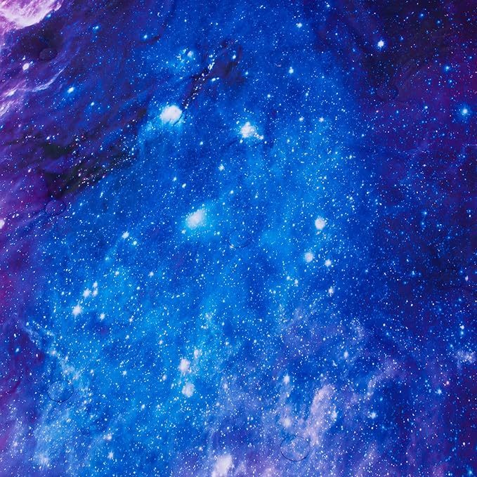 NINENINE Galaxy Comforter Girls Twin Bedding Sets Purple Comforter Set Bed in a Bag Twin Space Bedding Set with 1 Comforter 1Pillowcase