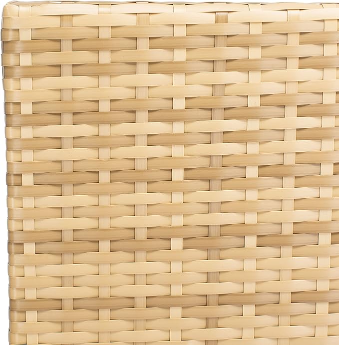 SAFAVIEH Outdoor Collection Bassey Natural/White Cushion 4-Piece Conversation Patio Set PAT7507D