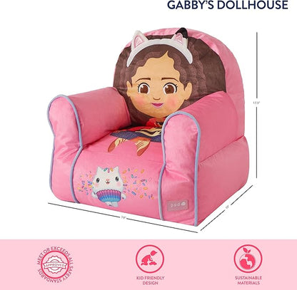 Idea Nuova Gabby's Dollhouse Bean Bag Sofa Chair
