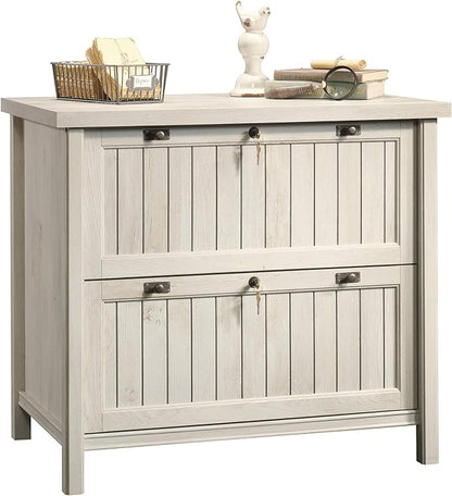 Sauder Costa Lateral File, Chalked Chestnut finish