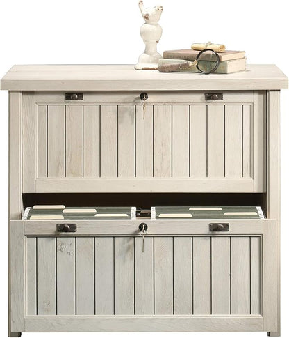 Sauder Costa Lateral File, Chalked Chestnut finish