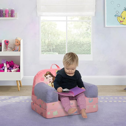 Delta Children Cozee Buddy Flip-Out Kids Chair, Disney Princess
