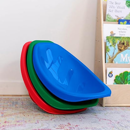 ECR4Kids Leaf Floor Seat, Rocker Chair, Primary, 6-Piece