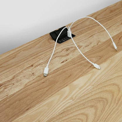 American Trails Freedom USB Ports Desk, Natural Oak