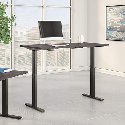 Bush Business Furniture Move 60 Electric Ergonomic Sit-Stand Computer Table for Home and Professional Office, 72W x 30D, Storm Gray