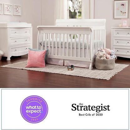 DaVinci Kalani 4-in-1 Convertible Crib in White, Greenguard Gold Certified