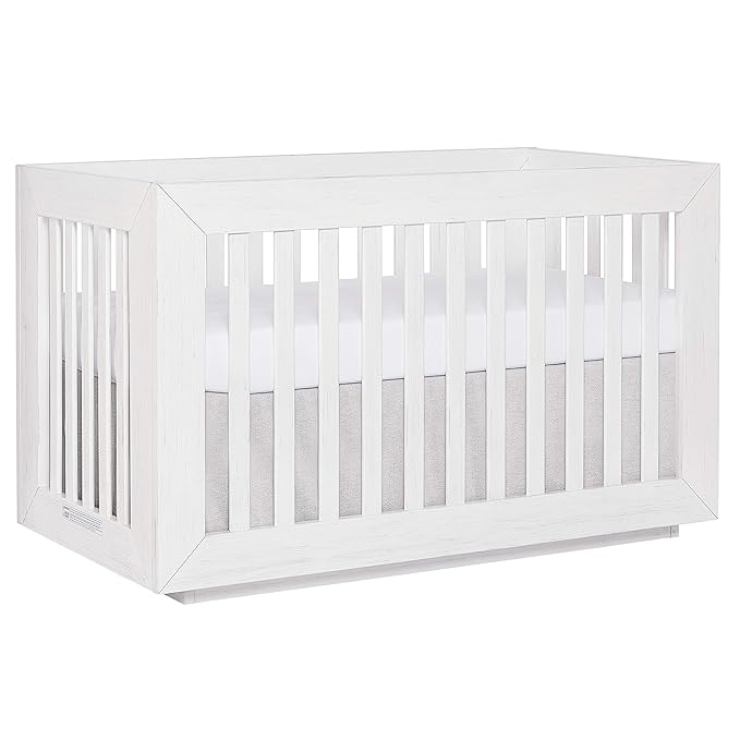 Dream On Me Evolur Maddox Modern Crib, Weathered White