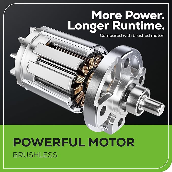 Greenworks 80V (145 MPH / 580 CFM / 75+ Compatible Tools) Cordless Brushless Axial Leaf Blower, 2.5Ah Battery and Charger Included
